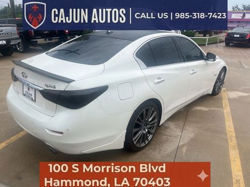 Used 2018 INFINITI Q50 Red Sport 400 w/ Cargo Package (L95) RWD image 6
