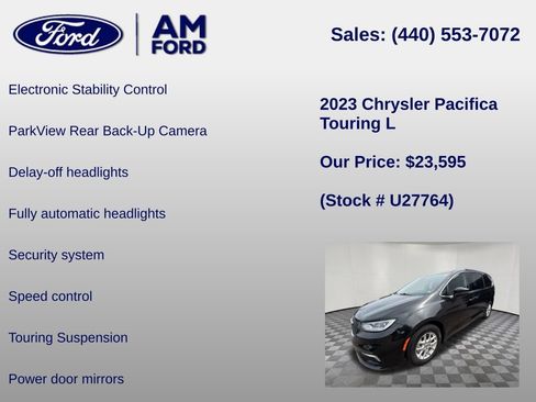 Used 2023 Chrysler Pacifica Touring-L FWD image 18