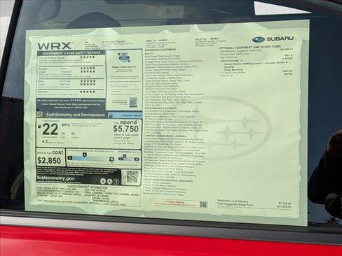 New 2026 Subaru WRX Premium AWD/4WD image 19