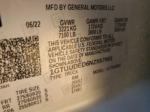 Used 2022 GMC Sierra 1500 SLT w/ SLT Premium Plus Package image 40