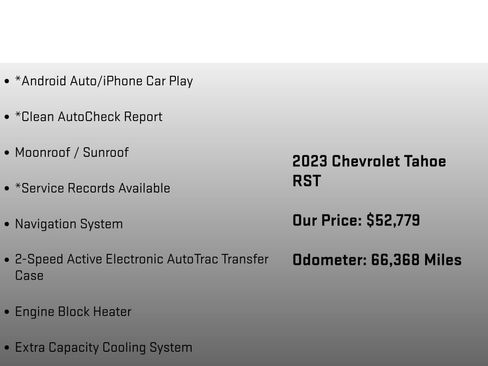 Used 2023 Chevrolet Tahoe RST w/ Luxury Package AWD/4WD image 18
