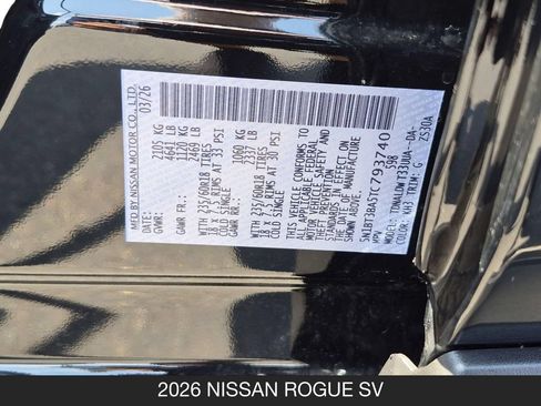 Used 2026 Nissan Rogue SV FWD image 25