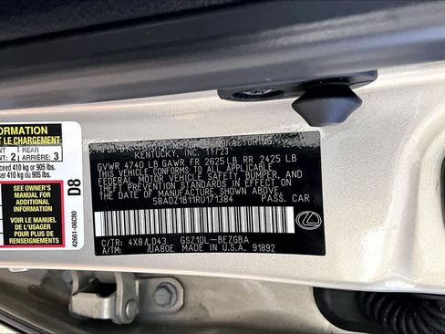 Used 2024 Lexus ES 350 w/ Premium Package FWD image 34