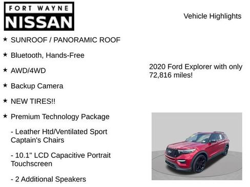 Used 2020 Ford Explorer ST w/ ST Street Pack AWD/4WD image 8