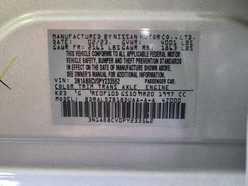 Used 2023 Nissan Sentra SV w/ All-Weather Package FWD image 33
