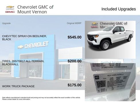 New 2026 Chevrolet Silverado 1500 W/T w/ Work Truck Package image 6