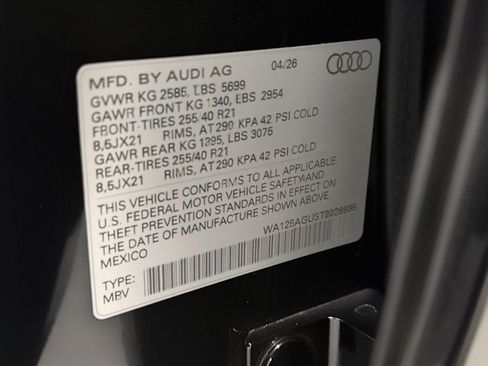 New 2026 Audi SQ5 Premium Plus AWD/4WD image 27