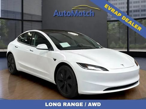 Used 2024 Tesla Model 3 Long Range AWD/4WD image 1