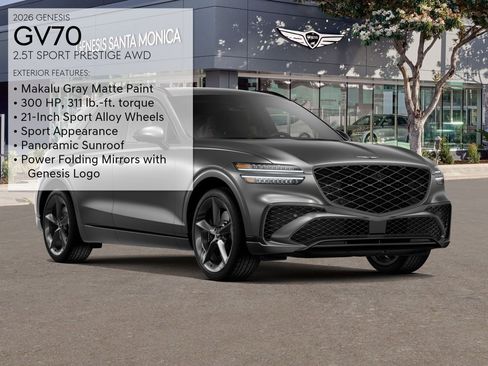 New 2026 Genesis GV70 2.5T Sport Prestige AWD/4WD image 10