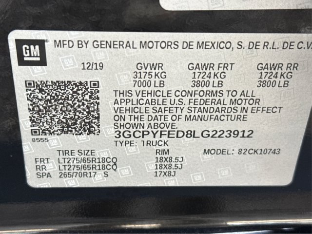 Used 2020 Chevrolet Silverado 1500 LT Trail Boss w/ Bed Protection Package AWD/4WD image 25