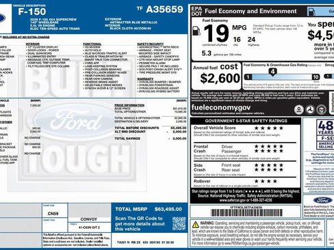 New 2026 Ford F150 XLT w/ Equipment Group 302A MID image 2