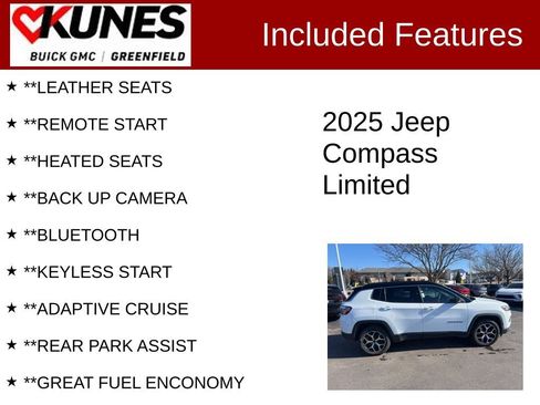Used 2025 Jeep Compass Limited image 2