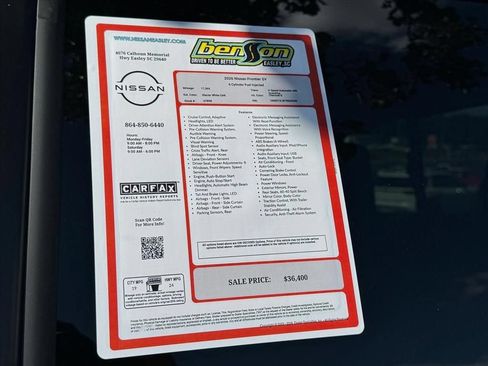 Certified 2026 Nissan Frontier SV RWD image 26
