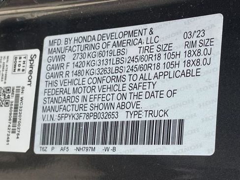 Used 2023 Honda Ridgeline RTL-E image 30