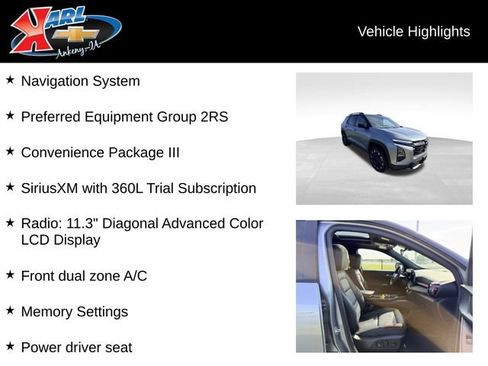 Used 2026 Chevrolet Equinox RS w/ Convenience Package III AWD/4WD image 2