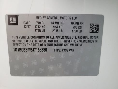 Used 2018 Chevrolet Cruze LS image 33