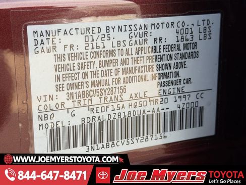 Used 2025 Nissan Sentra SV image 31