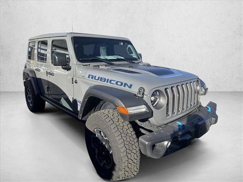 Used 2023 Jeep Wrangler Unlimited Rubicon 4xe w/ Steel Bumper Group image 8