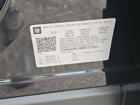 Certified 2021 Chevrolet Equinox LS FWD image 40