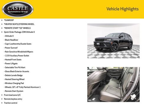 New 2025 Jeep Grand Cherokee Altitude image 3