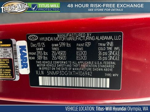 New 2026 Hyundai Santa Fe Limited image 34