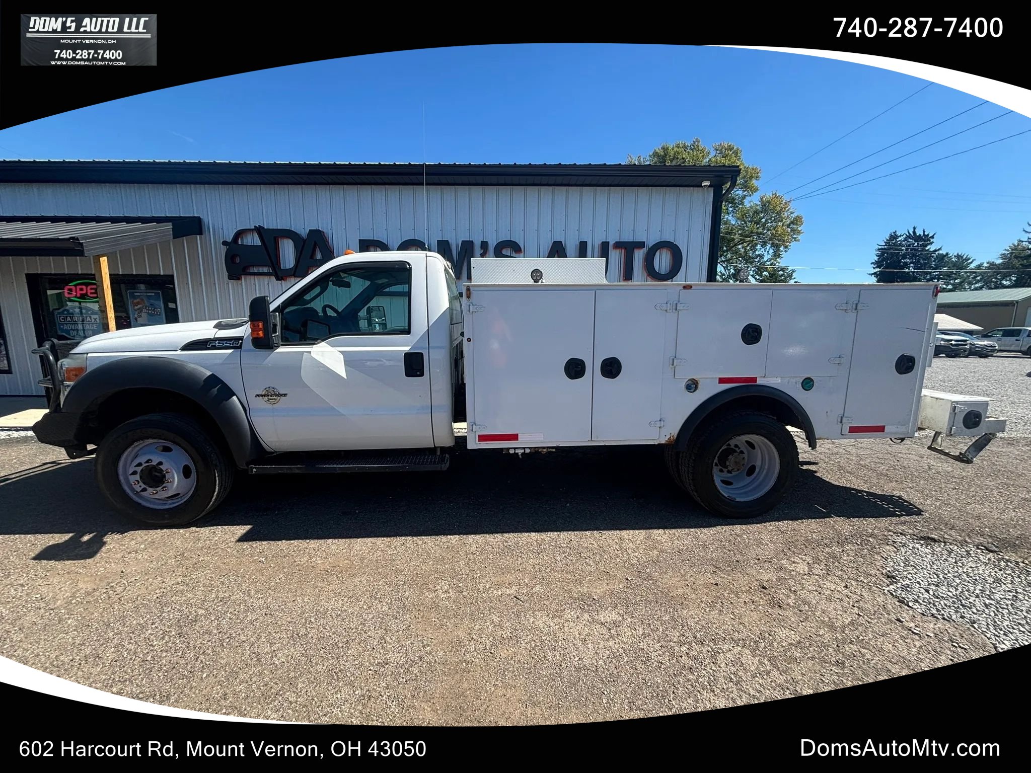 Used 2013 Ford F550 4x4 Regular Cab Super Duty w/ Payload Upgrade Pkg image 1