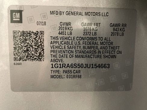 Used 2018 Chevrolet Volt LT image 27