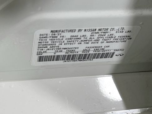 Used 2022 INFINITI Q50 Luxe w/ Cargo Package image 32