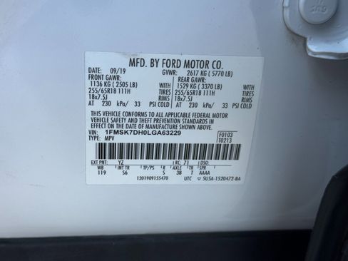 Used 2020 Ford Explorer XLT w/ Equipment Group 202A image 44