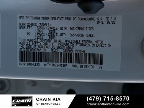 Used 2022 Toyota Tacoma TRD Pro AWD/4WD image 33