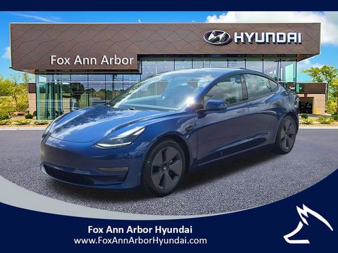 Used 2021 Tesla Model 3 Long Range AWD/4WD image 1