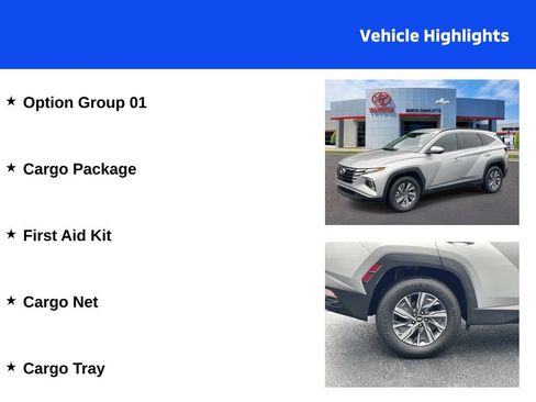 Used 2022 Hyundai Tucson Blue w/ Cargo Package AWD/4WD image 4