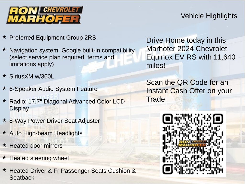 Used 2024 Chevrolet Equinox EV RS FWD image 15