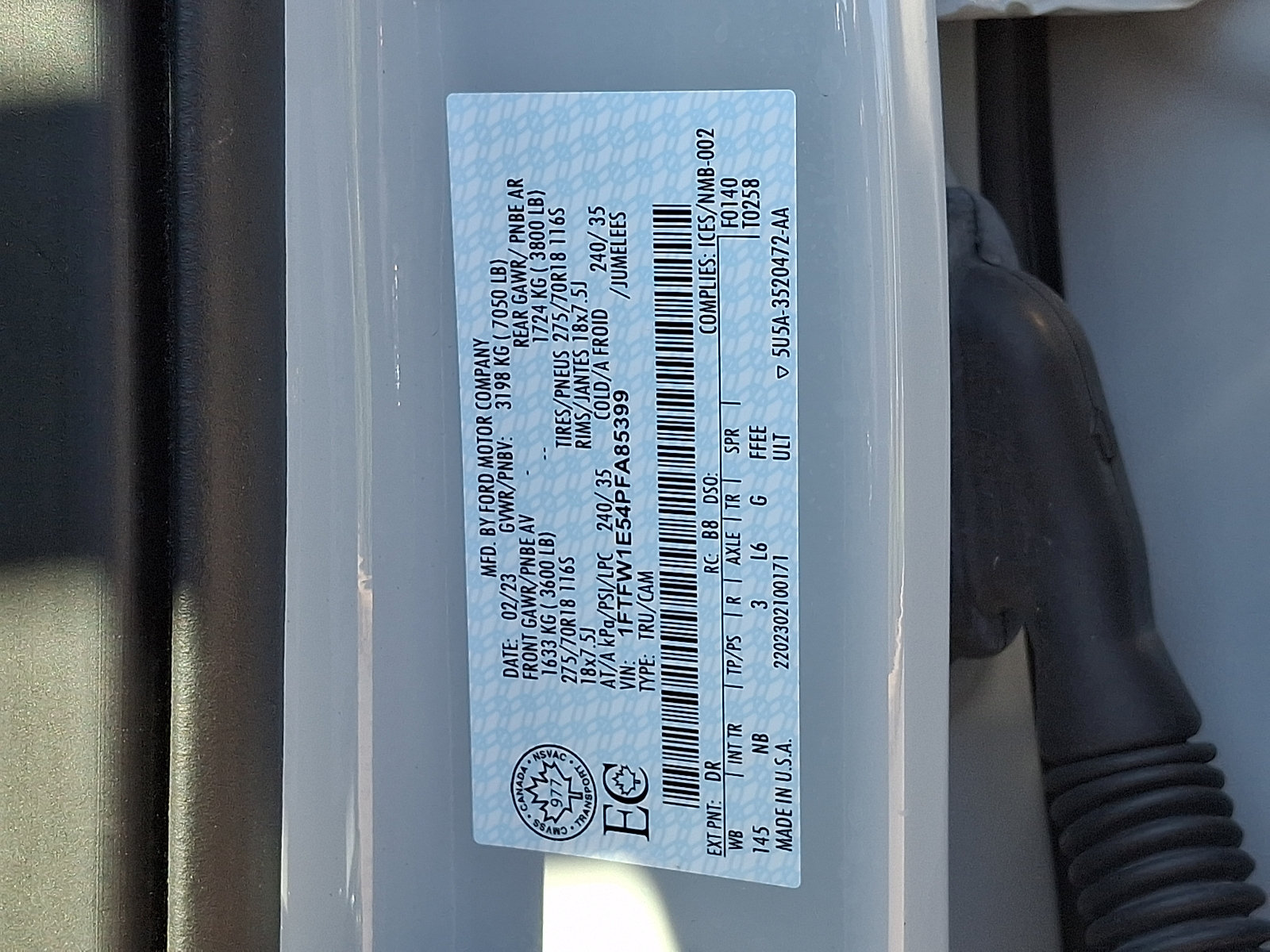 Certified 2023 Ford F150 Tremor w/ Equipment Group 402A High AWD/4WD image 36