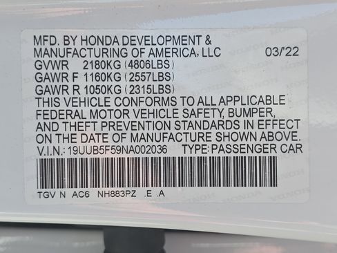 Used 2022 Acura TLX w/ A-SPEC Pkg image 35