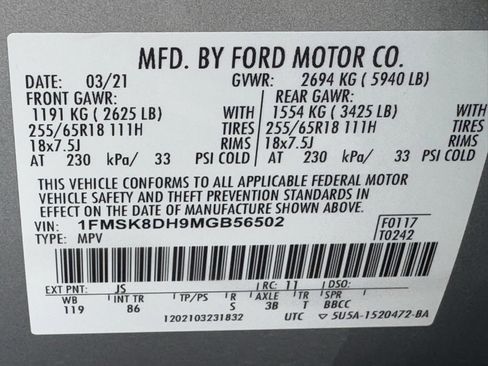 Used 2021 Ford Explorer XLT w/ Class III Trailer Tow Package image 42