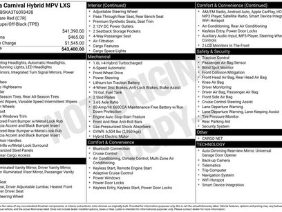 New 2026 Kia Carnival LXS