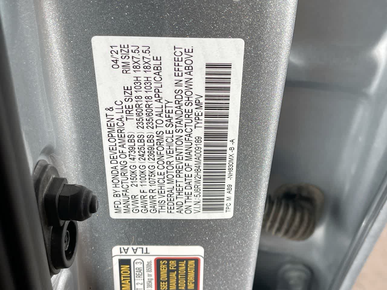 Used 2021 Honda CR-V EX-L image 27