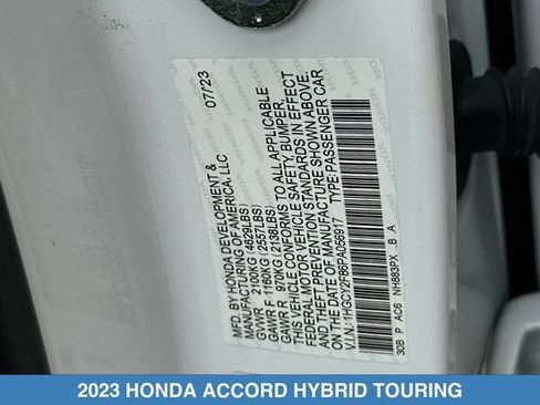 Certified 2023 Honda Accord Touring image 31