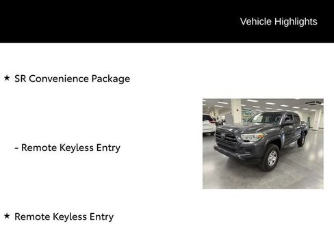 Certified 2019 Toyota Tacoma SR w/ SR Convenience Package AWD/4WD image 7