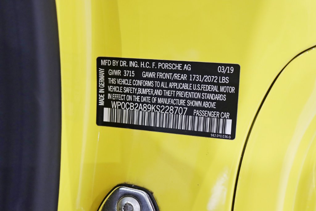 Used 2019 Porsche 718 Boxster S RWD image 35