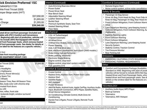 Used 2023 Buick Envision Preferred image 39