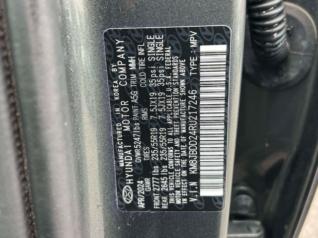 Certified 2024 Hyundai Tucson SEL AWD/4WD image 19