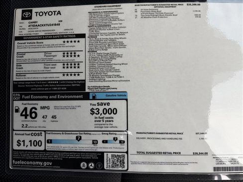 New 2026 Toyota Camry XSE image 25