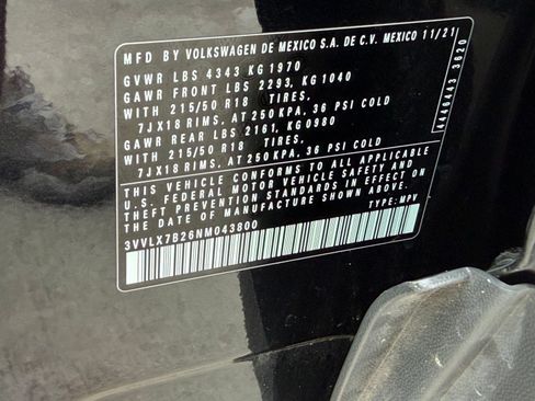 Used 2022 Volkswagen Taos SE FWD image 25