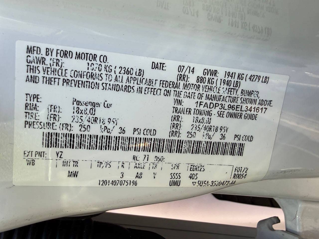 Used 2014 Ford Focus ST FWD image 36