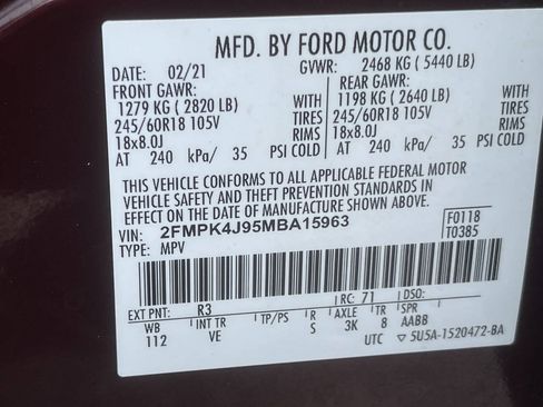 Used 2021 Ford Edge SEL AWD/4WD image 26
