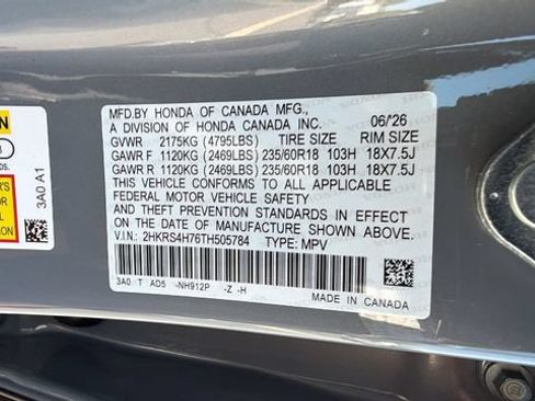 New 2026 Honda CR-V EX-L image 33