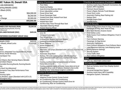 Used 2025 GMC Yukon XL Denali w/ Sun & Power Step Package AWD/4WD image 24