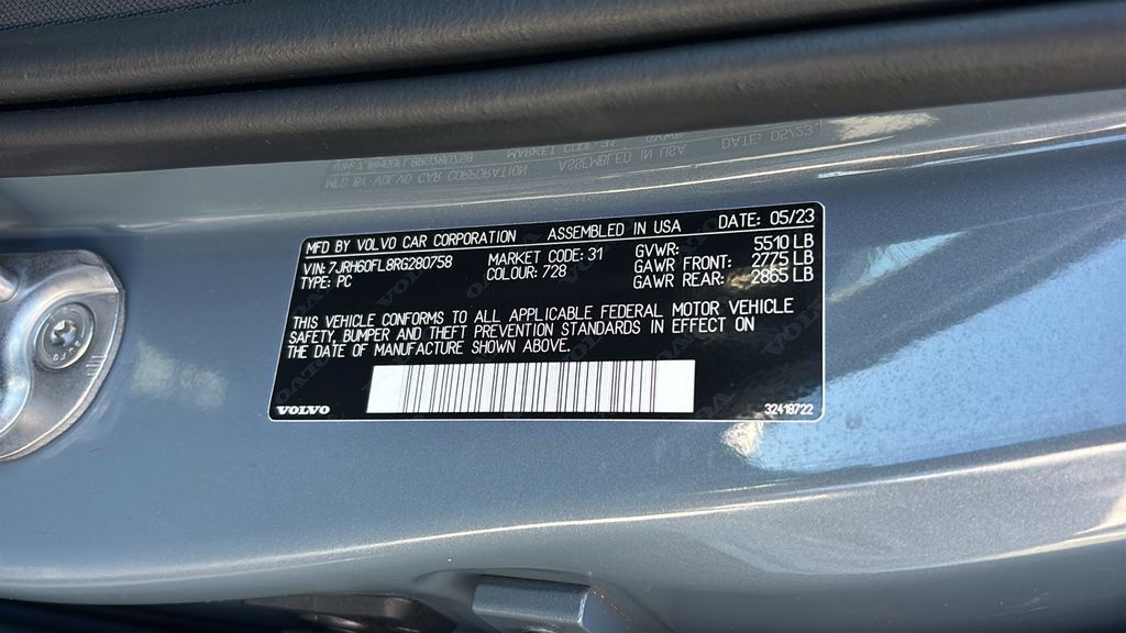Certified 2024 Volvo S60 T8 Plus w/ Climate Package AWD/4WD image 34